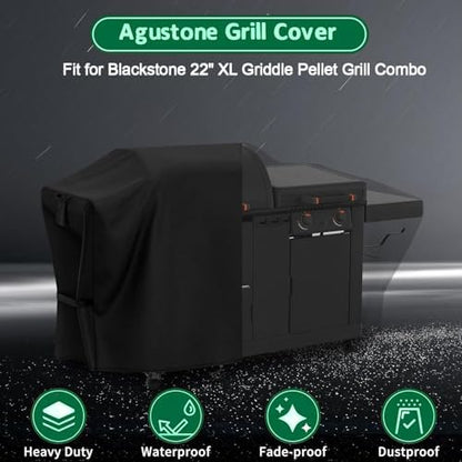 Grill Cover for Blackstone 22" XL Griddle Pellet Grill Combo