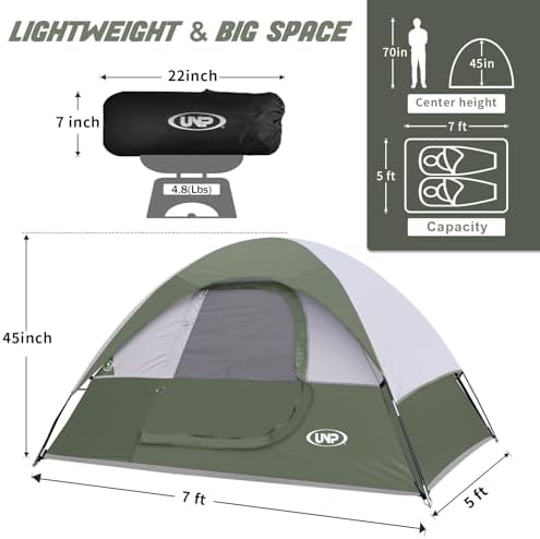 Camping Tent 2-4 Person Dome Tents