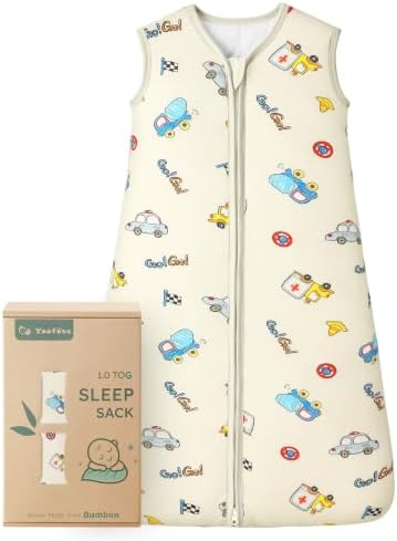 Yoofoss Baby Sleep Sack 18-24 Months Rayon Made from Bamboo 1.0 Tog