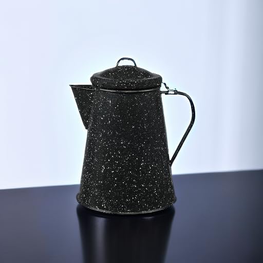 Granite Ware Coffee Boiler, 3 Qt - Speckled Black