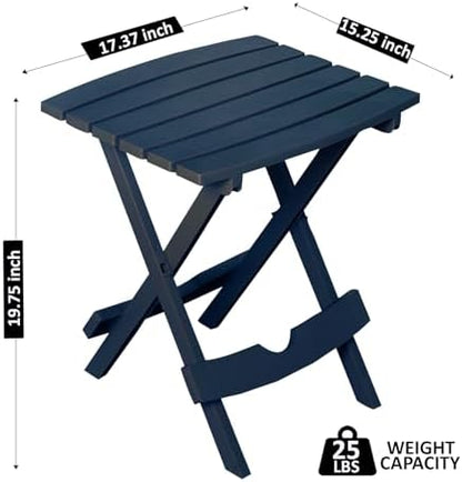 Adams Quik-Fold® Side Table - Midnight