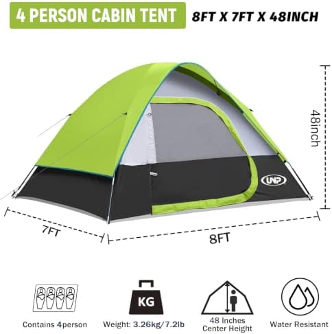 Camping Tent 2-4 Person Dome Tents