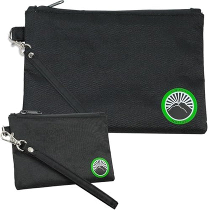Large and Small Smell Proof Bag Combo, Smell Proof Container, Dog Tested Odor resistant Bag, Best Zipper Odor sealing Pouch Herbs, coffee & Travel Medicine Bag, Scent resistent Containers