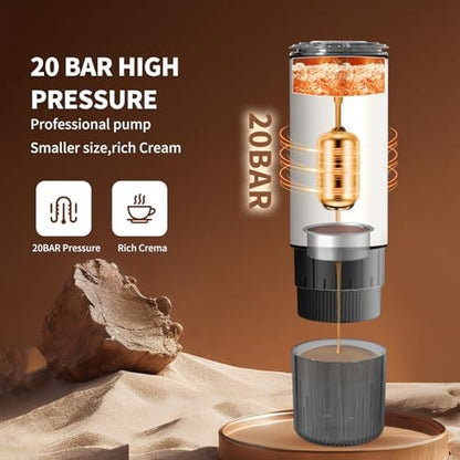 Portable Espresso Machine, 20Bar
