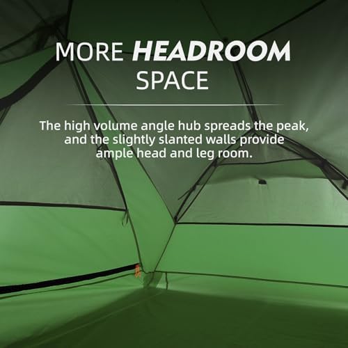 Clostnature 1/2 Person Lightweight Backpacking Tent Large Headroom Space