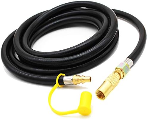 MENSI 12FT Low Pressure 1/4" Quick Connect Disconnect Plug RV Trailer Propane Extension Hose Hook Up𝐂𝐨𝐥𝐞𝐦𝐚𝐧 𝐑𝐨𝐚𝐩𝐓𝐫𝐢𝐩 𝐒𝐞𝐫𝐢𝐞𝐬 𝐋𝐗𝐄, 𝐋𝐗 𝐏𝐨𝐫𝐭𝐚𝐛𝐥𝐞 𝐆𝐫𝐢𝐥𝐥 𝐎𝐍𝐋𝐘
