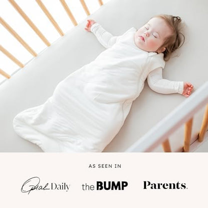 KYTE BABY Sleep Bag 0.5 TOG, Rayon Made From Bamboo Wearable Blanket, Dual Zipper For Infants And Toddlers Nursery Essentials