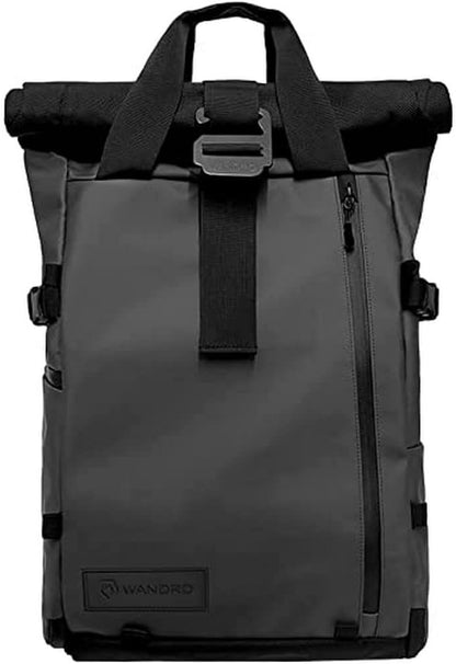 WANDRD PRVKE 31L, V3 Backpack: Weather-Resistant Travel & Camera Backpack with Laptop Sleeve, Quick Side Access, Clamshell Opening – Ideal Photography & Travel Bag (Black)