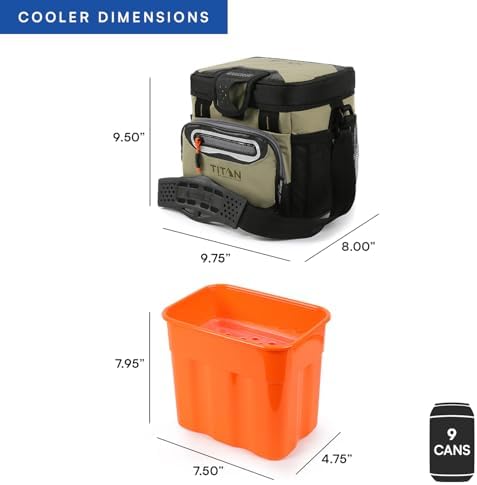 Titan Zipperless HardBody Cooler, Keeps Ice 2 Days