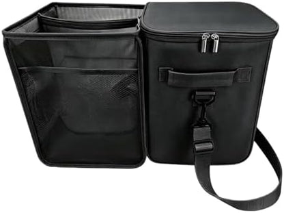 2-in-1 Cooler Organizer Insert for X Large Bogg Bag Accessories, Portable Leak-Proof Ice Chest, Lightweight Mesh Divider Inserts Pouch with 4 Fastener for XL Bog Beach Rubber Tote