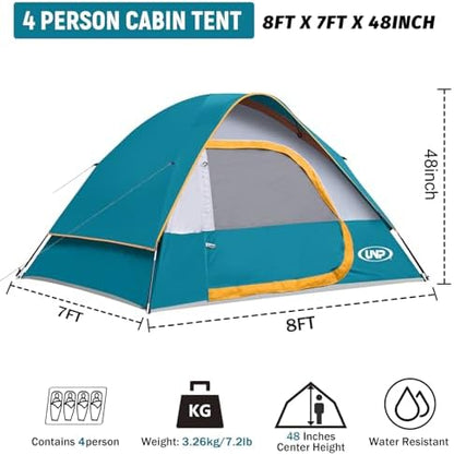 Camping Tent 2-4 Person Dome Tents