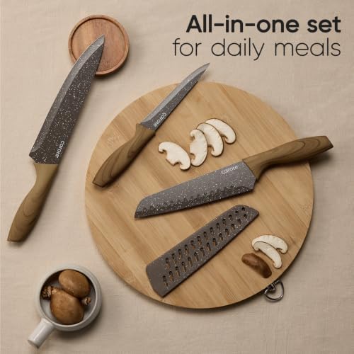 CAROTE 39pcs Pots and Pans Set, Nonstick Cookware Sets with Bakeware
