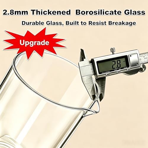 QUQIYSO French Press 51oz,Large French Press Thickened Glass Coffee Press