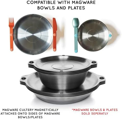 FULL WiNDSOR - MAGWARE Magnetic Travel Camping Cutlery Utensils Set