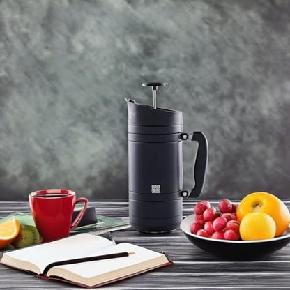 BruTrek by Planetary Design | BaseCamp French Press | 48 fl.oz - Obsidian