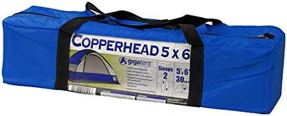 GIGATENT 6′ X 5′ 1-2 Person 3 Season Dome Tent Waterproof & UV Resistant Fabric Carry Bag Included