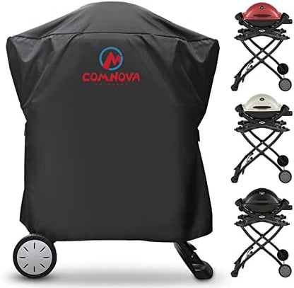 Comnova Weber Grill Cover - Q Series, Q2000/Q200/Q1000/Q100, Q2200, 2400, 1200, 1400 & More - Heavy Duty & Waterproof