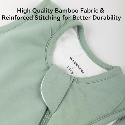 BubblePanda Rayon Made from Bamboo Sleep Sack 6-12 Months 1.0 Tog Baby