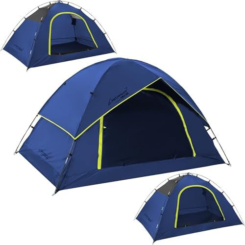 Clostnature Waterproof Camping Tent for 2 Person, 4 Person, Easy Setup Tent