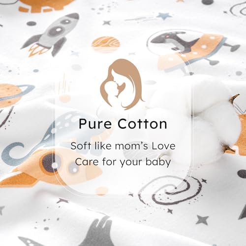 Baby Sleep Sack 0-6 Months 0.5 Tog Soft Sleeping Bag 100% Cotton