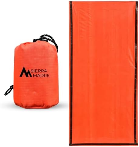 Sierra Madre Emergency Sleeping Bag, Waterproof Thermal Bivy Sack