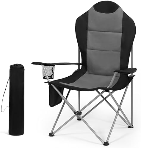 OUTSIDER Portable Folding Lawn Chair with Rear Storage Pocket