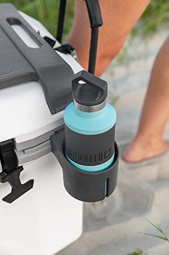 Camco Cupholder Attachment for Currituck Coolers - Attach to Your Cooler to Hold Cups, Cans, and Bottles & More |Great for Camping, Picnics, and at The Beach - (51791)