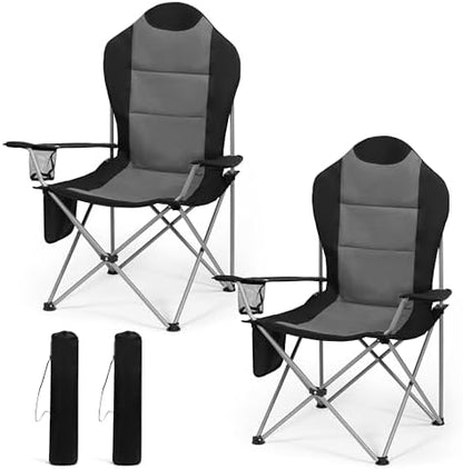 OUTSIDER High Back Camping Chair 2 Pack, 400lb Capacity