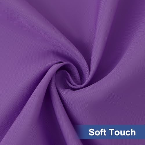 homing Rectangle Table Cloth Cover 6 Foot Purple Elastic Fitted Tablecloth