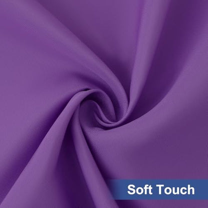 homing Rectangle Table Cloth Cover 6 Foot Purple Elastic Fitted Tablecloth