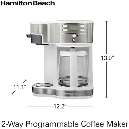 Hamilton Beach 2-Way Programmable Coffee Maker & Single Serve Coffee Maker