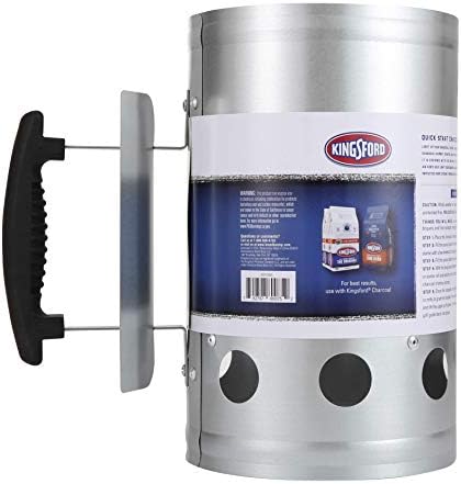 Kingsford Heavy Duty Charcoal Chimney Starter, Large Capacity, 6-Pack
