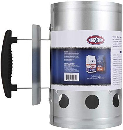 Kingsford Heavy Duty Charcoal Chimney Starter, Large Capacity, 6-Pack