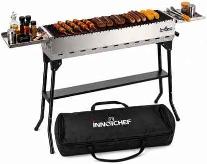 Charcoal Grill, Foldable Portable BBQ Grill for Camping & Backyard