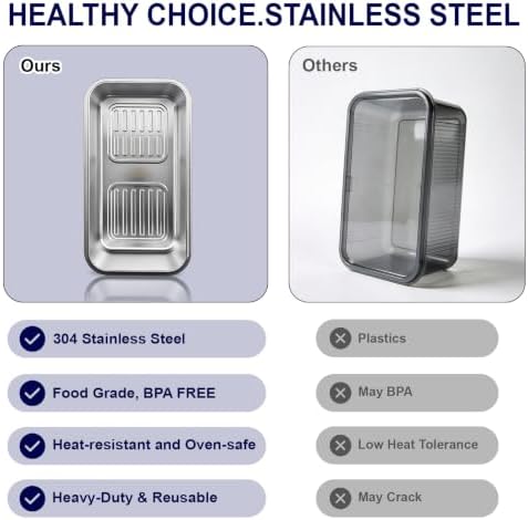 QCQHDU Bread Box, Stainless Steel Corner Bread Box Container, Beige, 2 Pack
