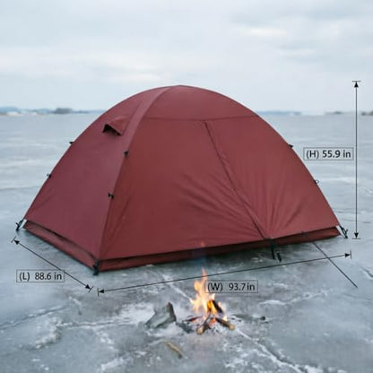 4 Season Light Backpacking Hiking Camping Waterproof Tents for 2/4 Person