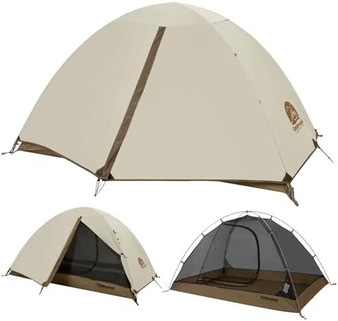 1/2/3/4 Person Lightweight Backpacking Tent, Waterproof Camping Hiking Tent