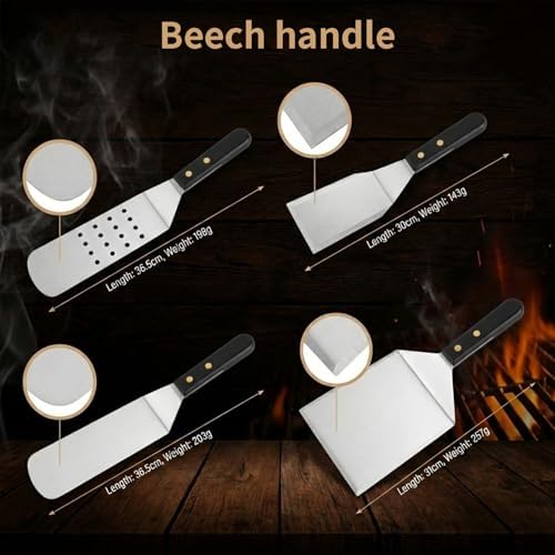 BBQ Tool Set, Stainless Steel Grill Accessories with Carrying Case, Outdoor Cooking Utensils for Camping, Tailgating, Backyard BBQ（135PC）