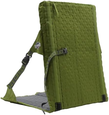 Crazy Creek HEX 2.0 LongBack Chair for Backpacking, Camping and Stadium Use, Extra Width & Back Height for Comfort, 250 LBS Weight Capacity, Adjustable Straps w/Rock Lockster (R) Buckles