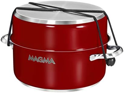 Magma A10-366-MR-2-IND 10 Pc Stainless Steel NonStick Nesting Cookware Set