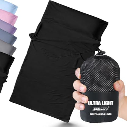 Frelaxy Ultralight Sleeping Bag Liner, Compact Travel Sheet, 3 Sizes