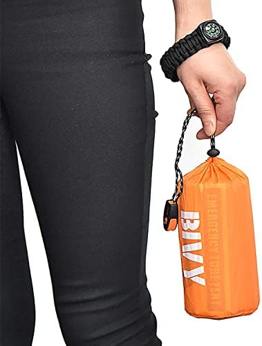 Life Emergency Shelter - 2 Person Tent - Emergency Blanket/Sleeping Bag/Raincoat 4PCS - Survival Tarp