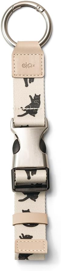 Travel Carry Strap with Ring Hooks, Buckle, Add-a-Bag Luggage Strap, Adjustable Bag Holder, Travel Clip for Carry-on Bags