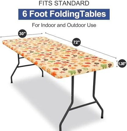 homing Rectangle Table Cloth Cover 6 Foot Elastic Fitted Tablecloth