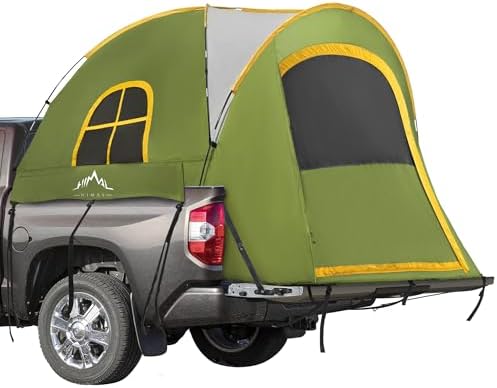 GoHimal Pickup Truck Bed Tent, 6.5FT Truck Tent for Camping(Green
