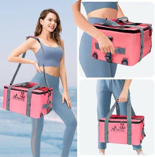 MENOLY Paddle Board Accessories Cooler, 25L Sup Kayak Deck Cooler Bag Fit 30 Cans with Bottle Opener, Adjustable Strap for Paddleboarding, Kayaking, Camping