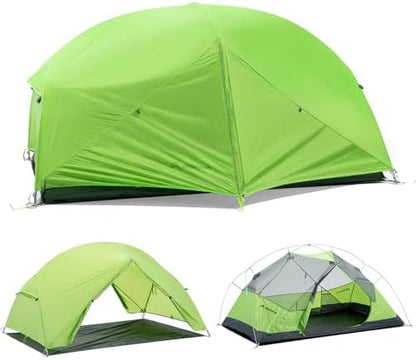 BISINNA Backpacking 2 Person Tent Lightweight 3 Season Camping Tent