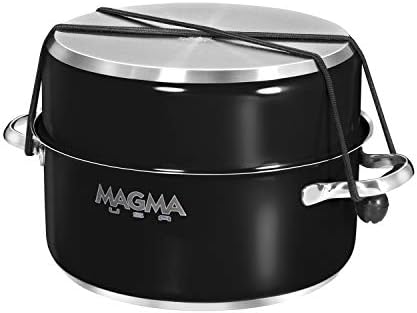 Magma A10-366-JB-2-IND 10 Pc Stainless Steel NonStick Nesting Cookware Set