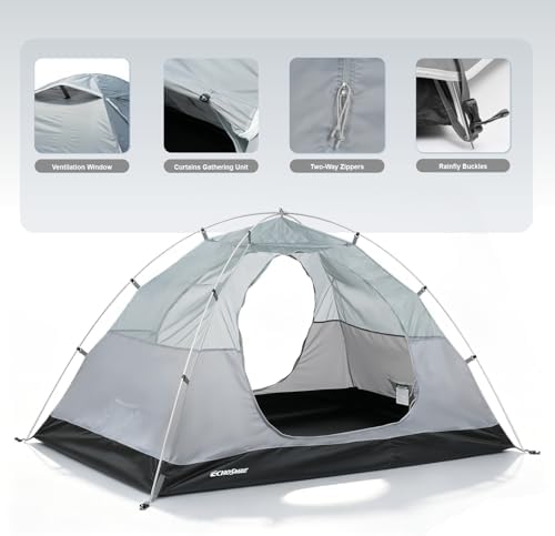 EchoSmile Lightweight Backpacking 2 Person Tent Waterproof Camping Tent