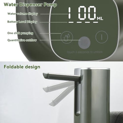 5 Gallon Water Jug, Bpa Free Portable Large Water Jug, Emergency Water Storage Containers for Outdoor Hiking Camping